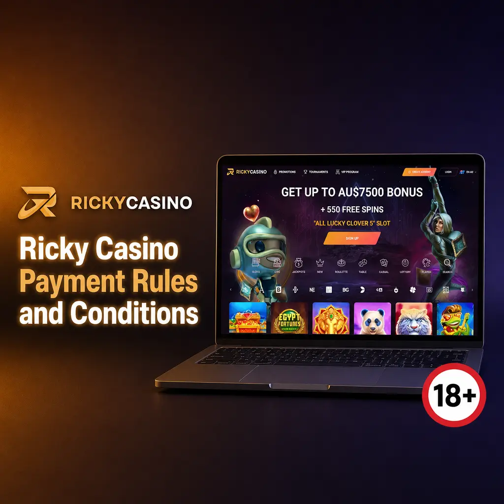 Ricky Casino Payment Rules and Conditions